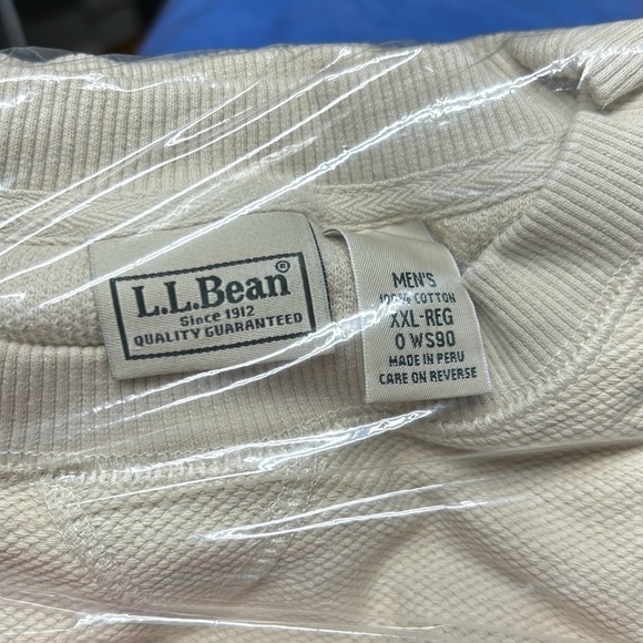 LLBean pullovers long sleeve size XXL- reg mens made in Peru round neck NWT - Picture 10 of 13